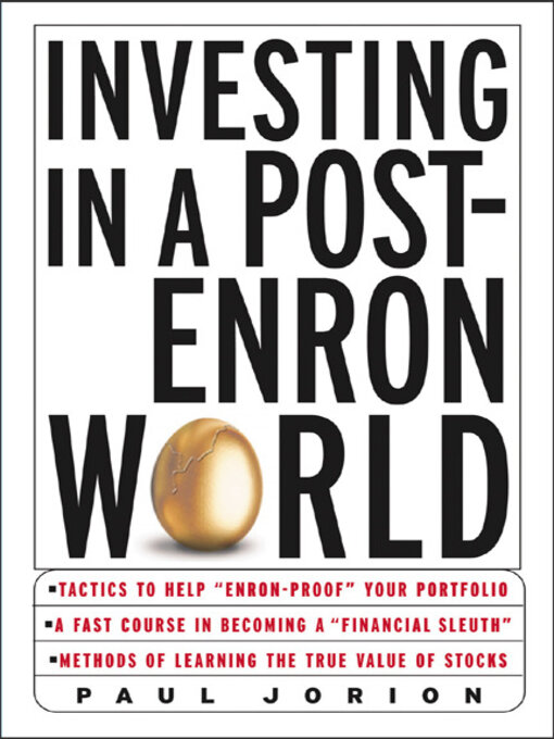 Title details for Investing in a Post-Enron World by Paul Jorion - Available